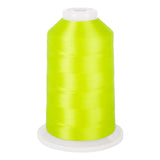 super strong 40 wt polyester quilting thread fluorescent yellow 8135