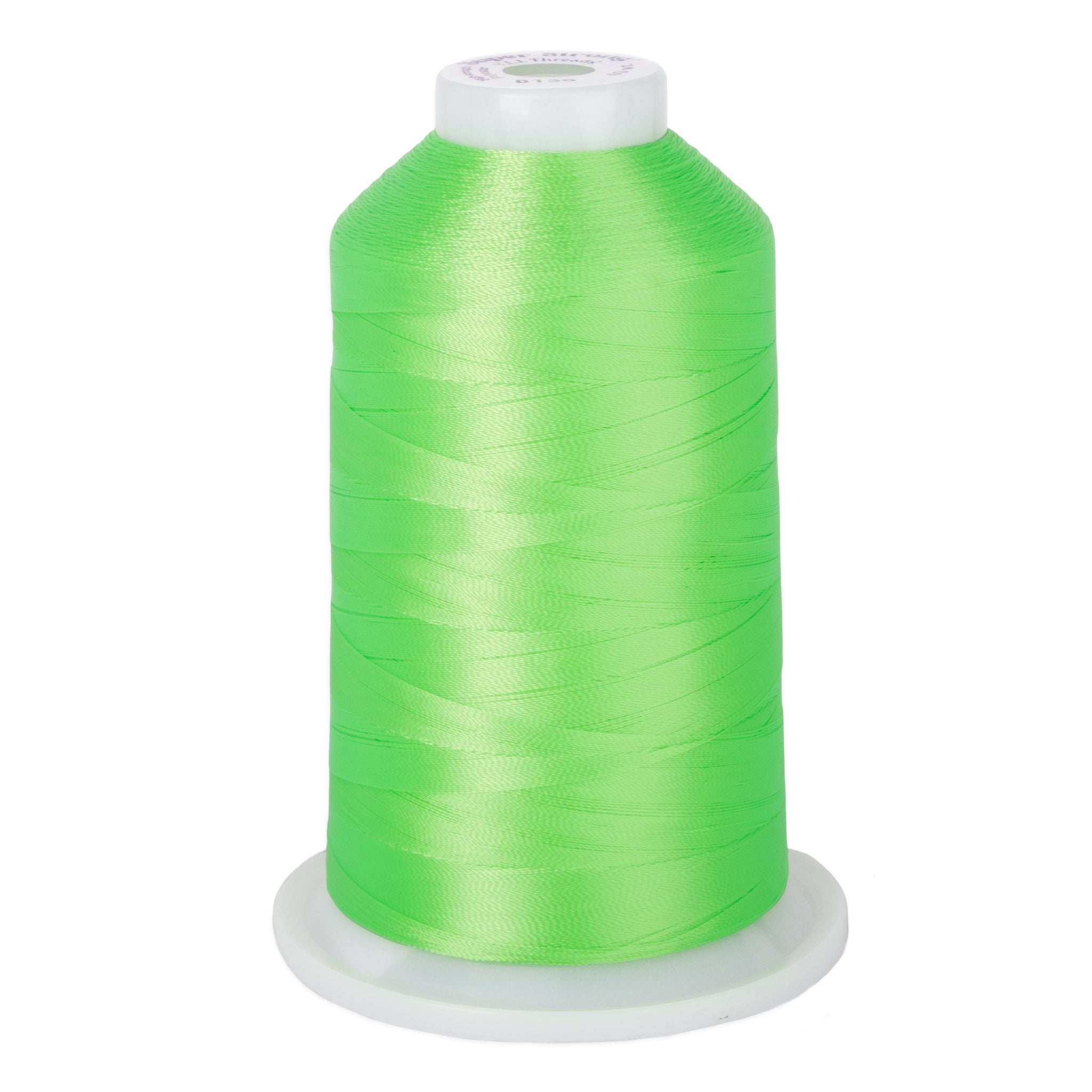 super strong 40 wt polyester quilting thread fluorescent green 8136
