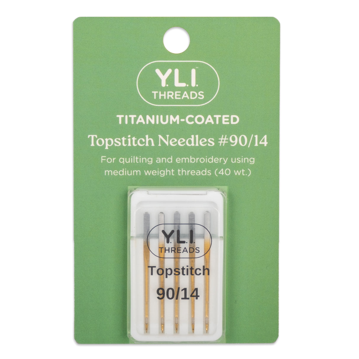 #90/14 Titanium-Coated Topstitch Needles