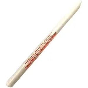 White marking pencil with red text labeling along the shaft