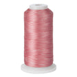variegated pink and white variations 603 polyester quilting thread