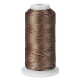 variegated browns polyester embroidery and quliting thread