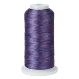 variegated purples polyester embroidery and quliting thread