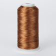 variegated brown and gold polyester embroidery and quliting thread