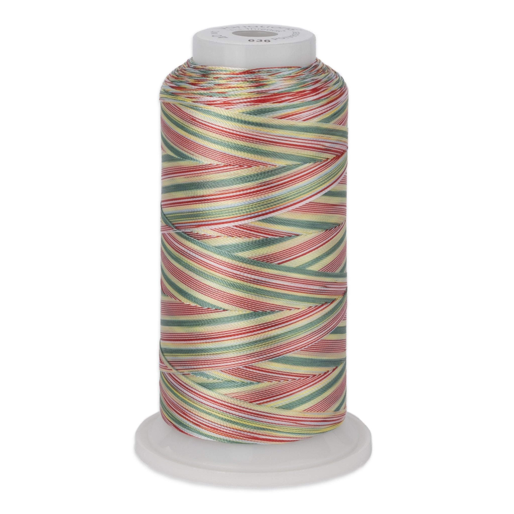variations 636 polyester variegated thread for quilting and embroidery