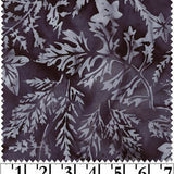 Floragraphix Batiks Charcoal Skinny Bolt