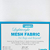 Lightweight White Mesh Fabric