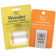 YLI Threads Wonder Invisible Nylon and Titanium-Coated Topstitch Needles packaging on a white background