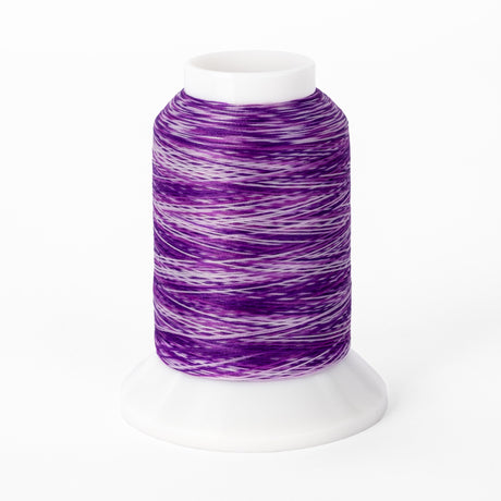 yli threads woolly nylon mini cone violet variegated 106 serger thread