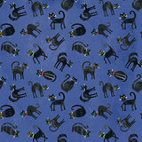 Haunted Hollow Scaredy Cats Royal Blue Skinny Bolt