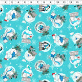 Snow Drift Y4200-101 Snow Globes Turquoise