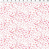 Love is in the Air Y4294-4 Mini Hearts Light Red